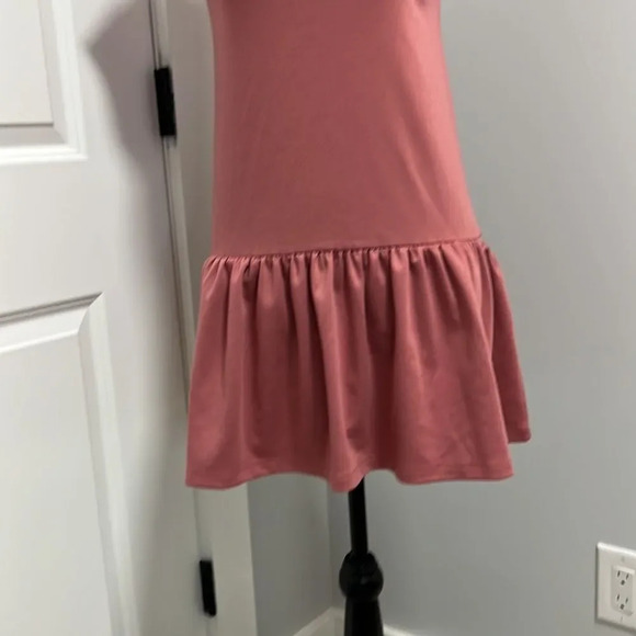 Sinsay || women’s pink short sleeve dress flared bottom size XXS - Picture 3 of 7